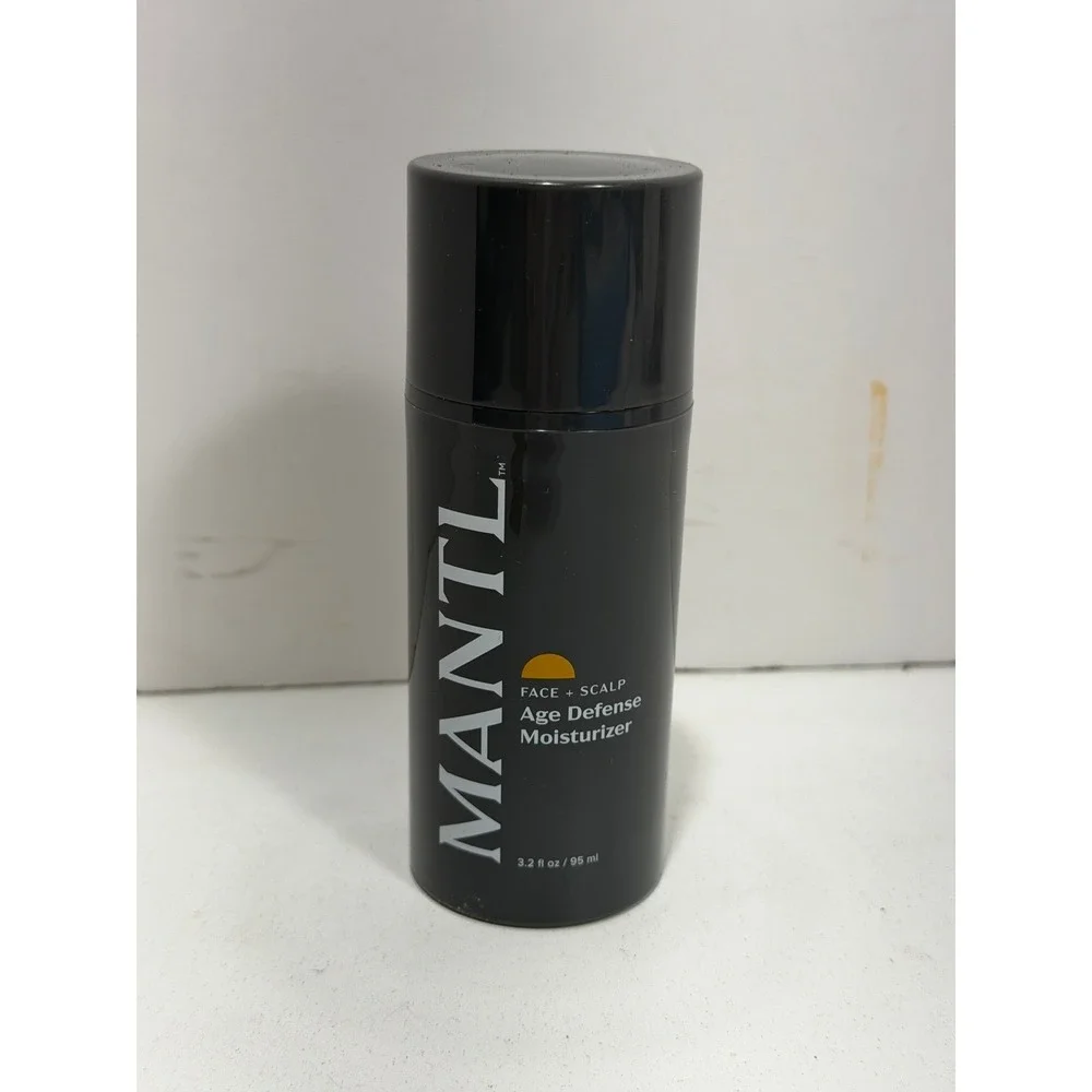 MANTL Age Defense Moisturizer Face and Scalp 3.2 fl oz 95ml Anti-Aging Hydrating
